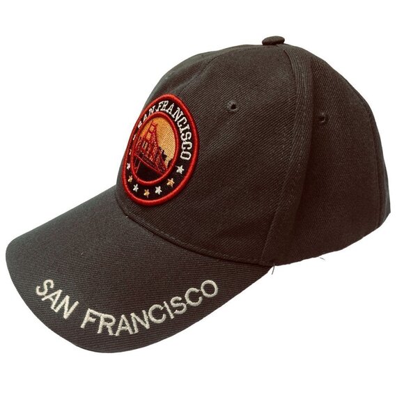 SAN Franciso Baseball Hat Unisex OS Gray Grey Adjustable Embroidered Cap - Picture 3 of 8